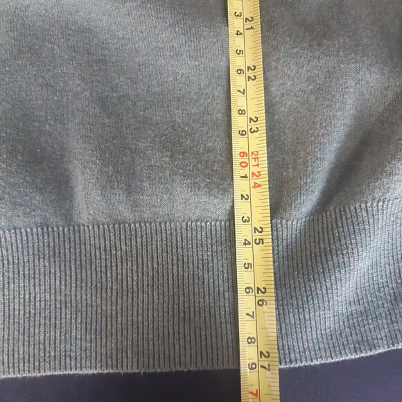 Polo Ralph Lauren SZ M Pima Cotton Sage Green Men's V-Neck Sweater | Blue Label - Picture 7 of 9